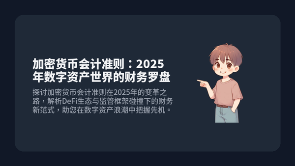 文章封面图：加密货币会计准则，DeFi与监管，2025年数字资产财务罗盘。